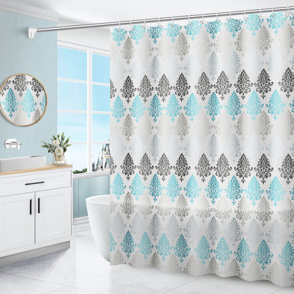 Shower Curtain Partition Curtain Door Curtain Square Shower Curtain - Image 9
