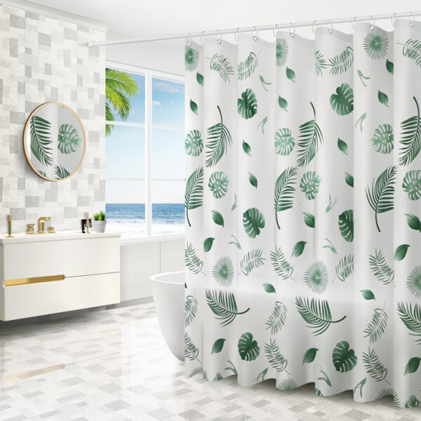 Shower Curtain Partition Curtain Door Curtain Square Shower Curtain - Image 3