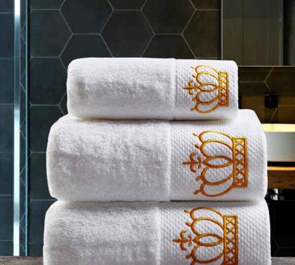 Cotton gift towel custom embroidery boutique hotel hotel sauna large bath towel - Image 4