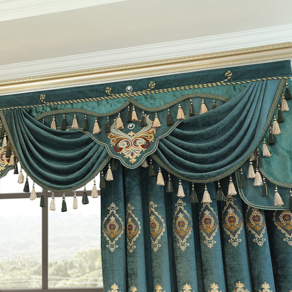 Luxury Elegant High-end Embroidered Curtains - Image 6