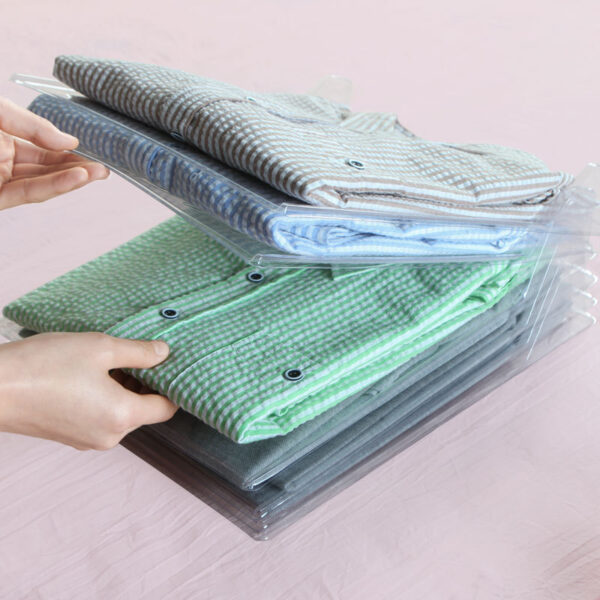 10 Layer Clothes Storage Board Fold Clothing Organizer Shirts Folder Backpack T-shirt Document Closet Drawer Divider Organizer - Image 5