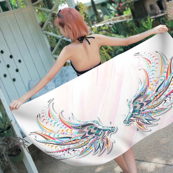 Rectangular beach towel digital printing towel - Image 3