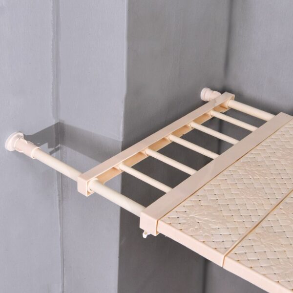 Space-saving Adjustable Wall-mounted Kitchen Closet Storage Rack - Image 2