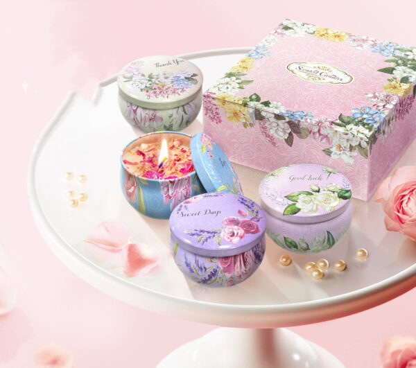 Fragrant Dried Flower Scented Candles Home Sprinkling Birthday Candles With Souvenirs - Image 2