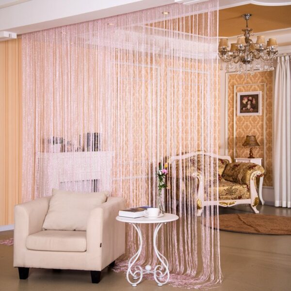 Door Curtain Dilver Thread Curtain Partition Curtain Hanging Curtain Window Screen - Image 6
