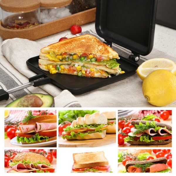Sandwich frying pan induction cooker breakfast pot artifact - Image 3