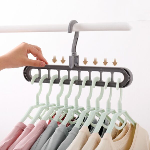 Clothes Hanger Plastic Storage Hanger Hanger Hook - Image 2