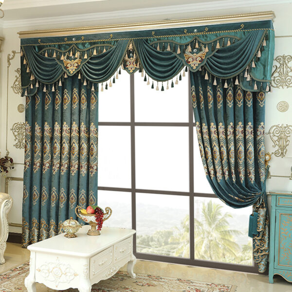 Luxury Elegant High-end Embroidered Curtains - Image 7