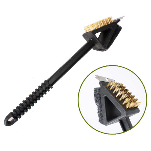 All In One Grill Scraper And Steel Brush Tool - Image 4