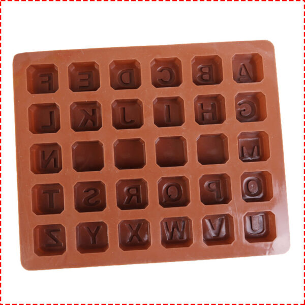 26 capital letter shape silicone mold - Image 3