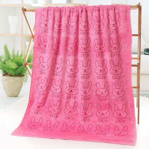 Bath towel beach towel cartoon print - Image 5