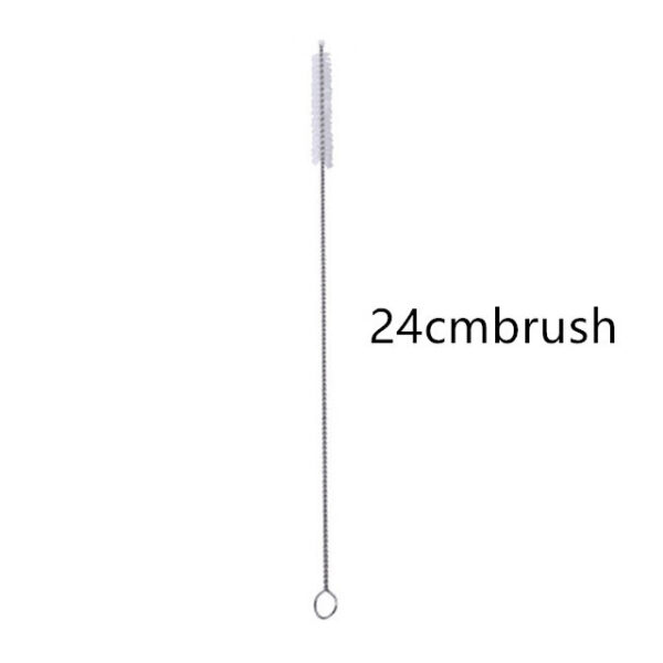 Drinking Straw Reusable Metal Straw Set Heart-shaped Bubble Tea Straws - Image 5