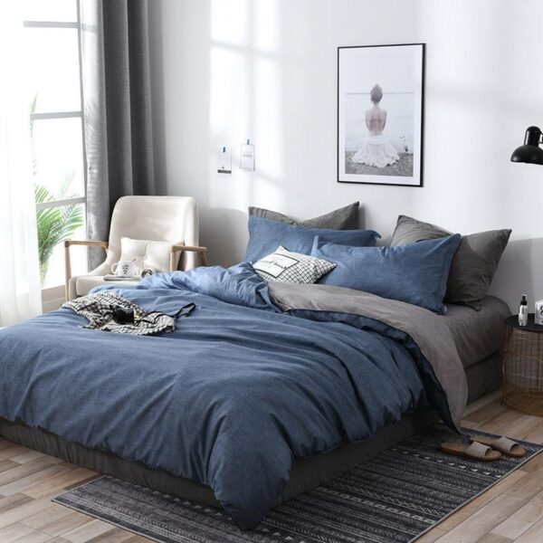 Bed sheets set quilt duvet cover bedding 4 sets - Image 6