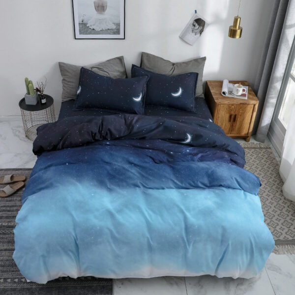 Bed sheets set quilt duvet cover bedding 4 sets - Image 5