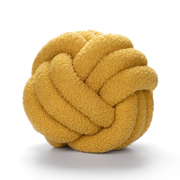 Sofa Living Room Spherical Lamb Wool Bedside Cushion - Image 7