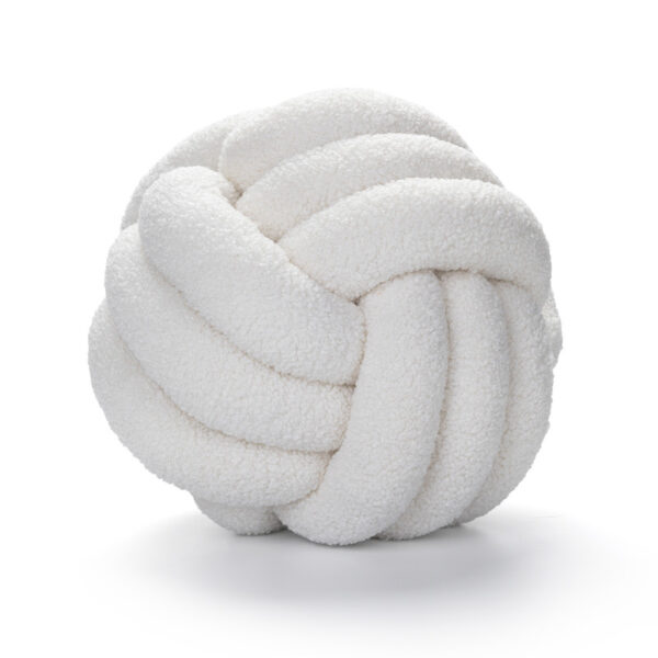Sofa Living Room Spherical Lamb Wool Bedside Cushion - Image 10