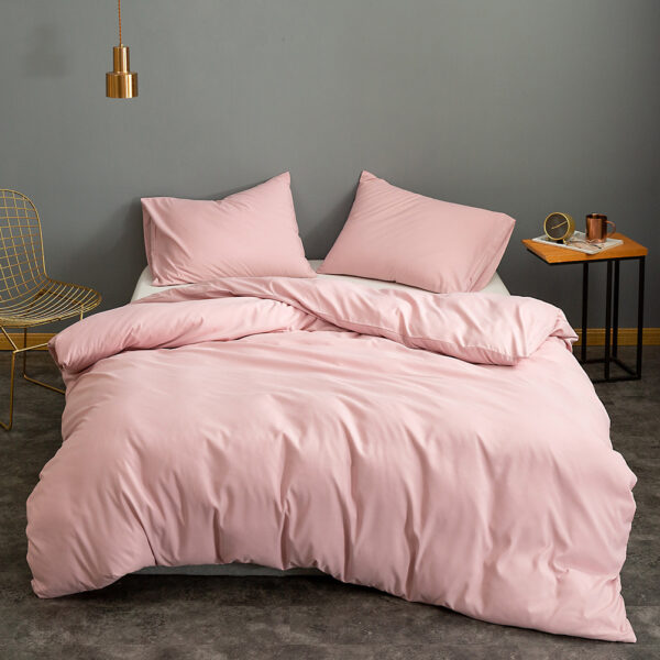 Fashion Home Textile Single Product Bedding Brushed Solid Color Quilt Cover - Image 7