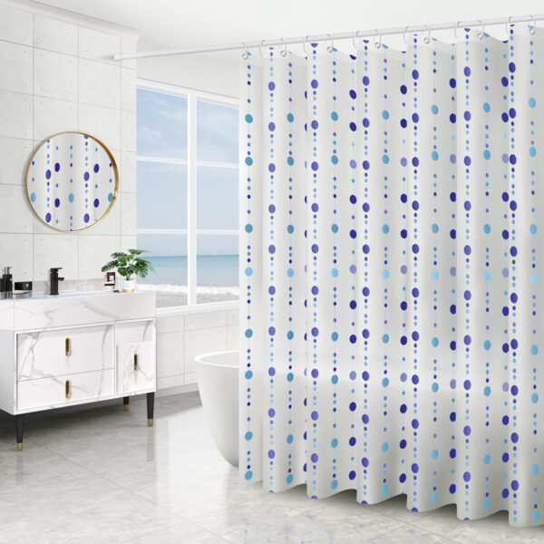 Shower Curtain Partition Curtain Door Curtain Square Shower Curtain - Image 4