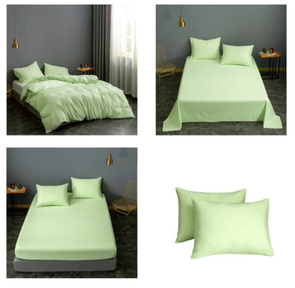 Fashion Home Textile Single Product Bedding Brushed Solid Color Quilt Cover - Image 8