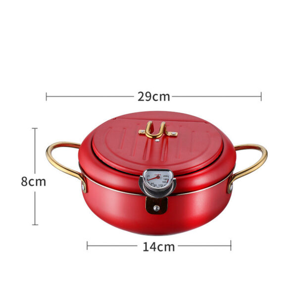 Stainless Steel Telescopic Folding Basket Frying Basket French Fries Degreasing Kitchen Tool - Image 4