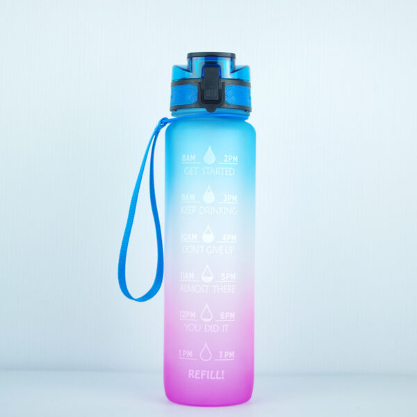 Transparent Flask Water Bottle 1000ml Bottled Kawaii Bottle Bpa Free Infuser Plastic Milk Sports Clear Water Bottle Kawaii Cup - Image 10