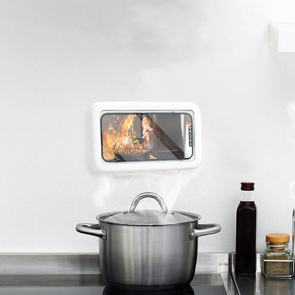 Shower Phone Box Bathroom Waterproof Phone Case Seal Protection Touch Screen Mobile Phone Holder For Kitchen Handsfree Gadget - Image 7