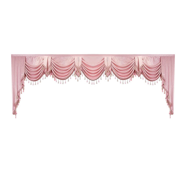 2 Panels European Style High-end Luxury Embroidered Curtains For Modern Bedroom, Without Valance - Image 6
