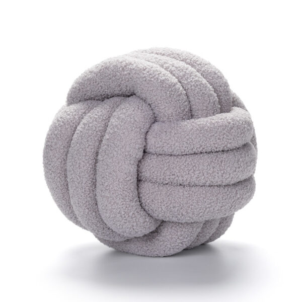 Sofa Living Room Spherical Lamb Wool Bedside Cushion - Image 9