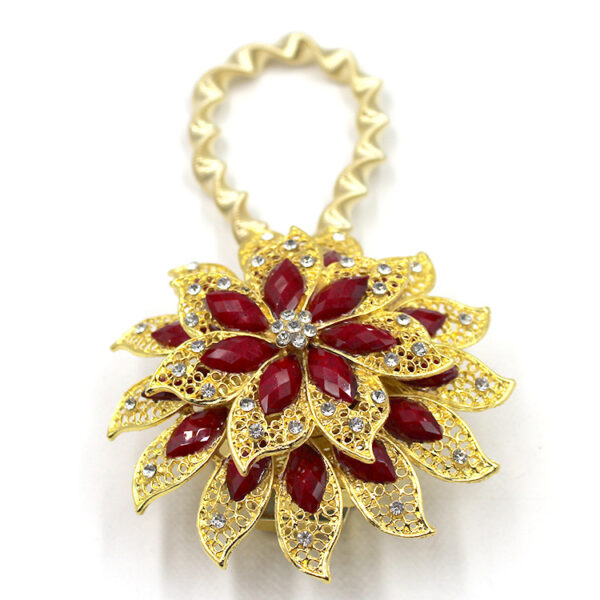 Bedroom Curtain Buckle Spring Magnetic Mouth Rhinestone Curtain Accessories Stretch Strap - Image 7