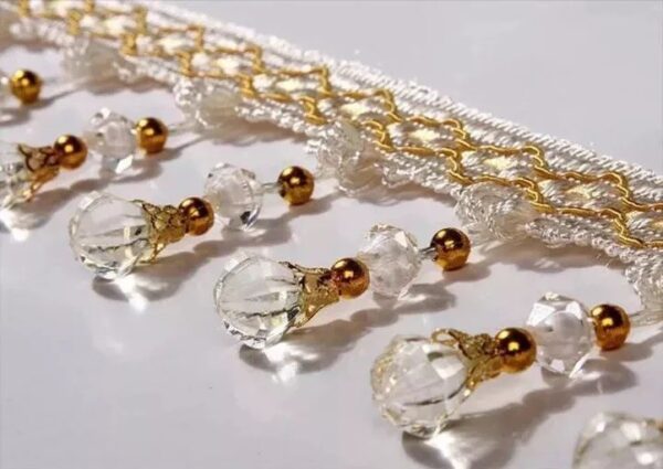 European Style Curtain Accessories Crystal Beads Lace Accessories - Image 3