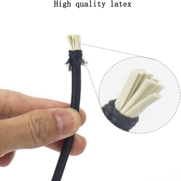 Curtain Elastic Windproof String Clip With Screws Rubber Stopper Accessories - Image 2