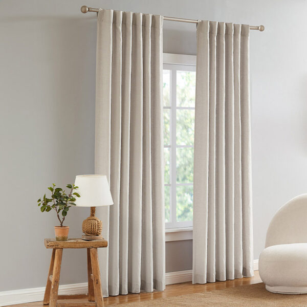 Amelie Room Darkening Concealed Tab Top Single Panel Curtain