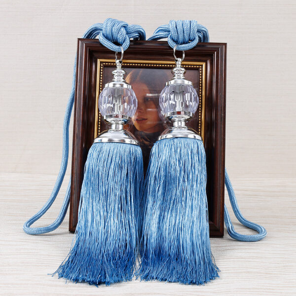 European-style Tassel Fringe Lace Crystal Ball Strap Rope Accessories Living Room Curtain Tassel Accessories