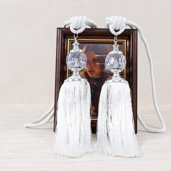 European-style Tassel Fringe Lace Crystal Ball Strap Rope Accessories Living Room Curtain Tassel Accessories - Image 6