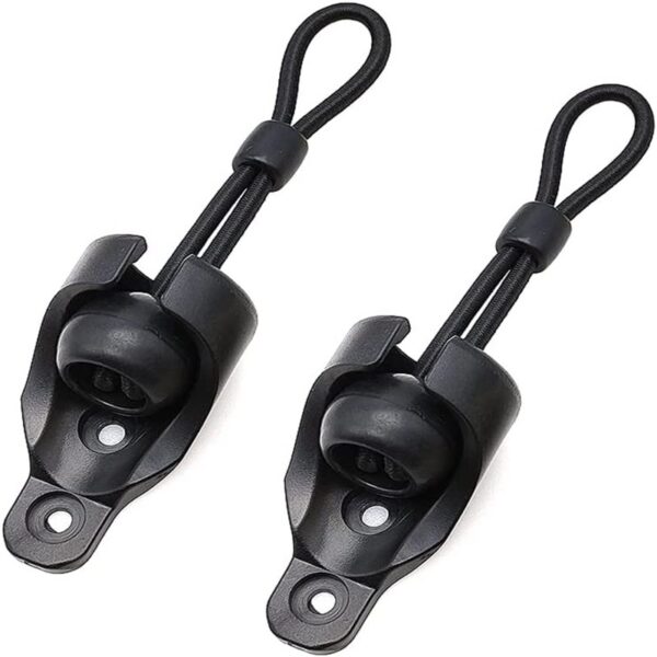 Curtain Elastic Windproof String Clip With Screws Rubber Stopper Accessories - Image 4
